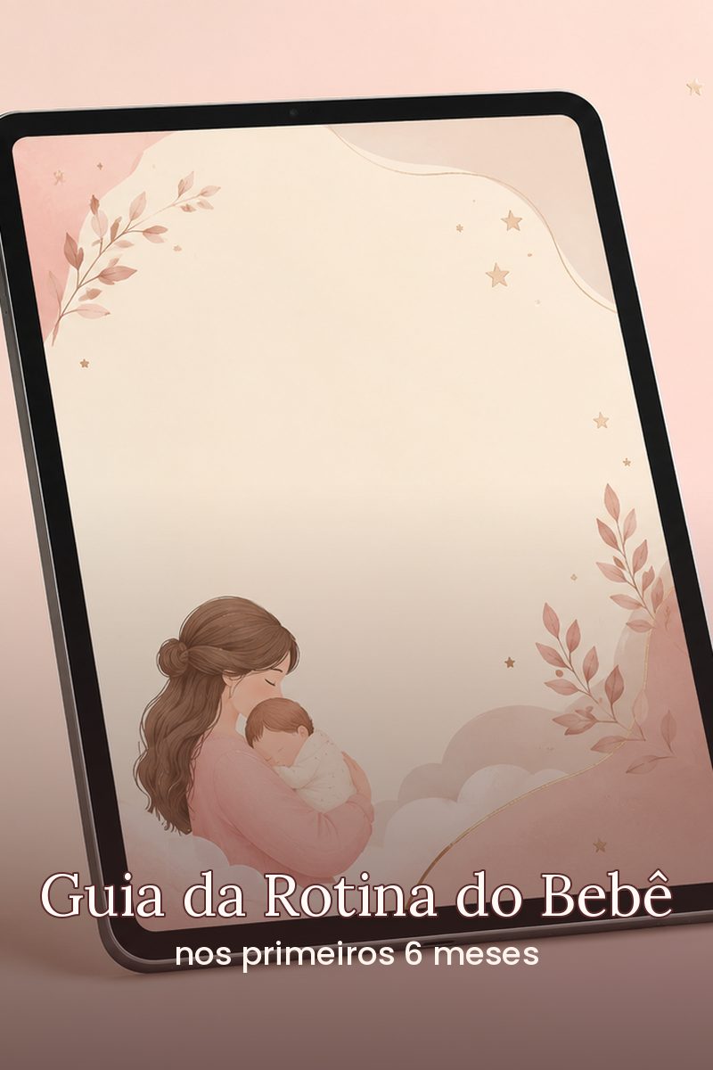 Capa do Guia da Rotina do Bebê nos Primeiros 6 Meses